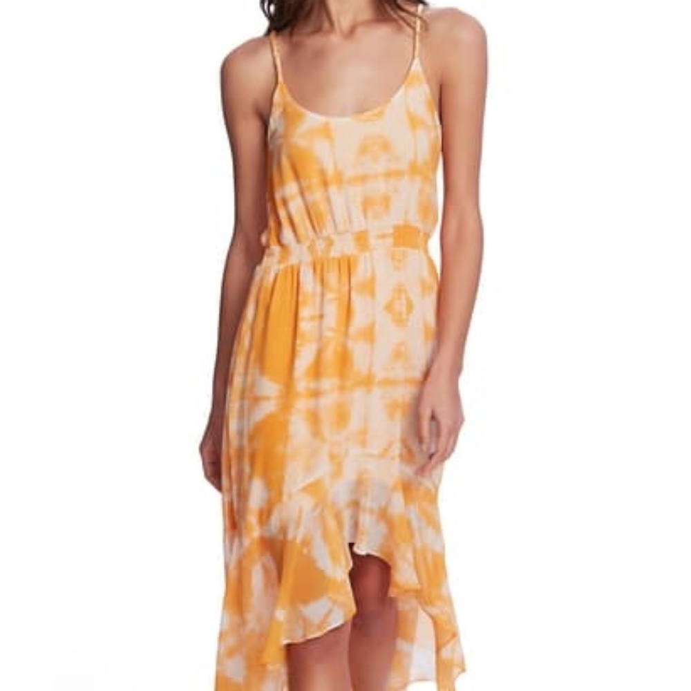 NWT 1. STATE
Tie Dye Dress In Orange Canyon
